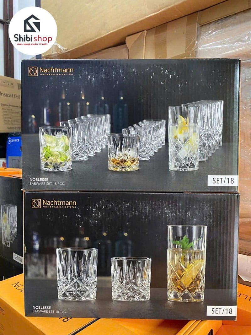 Bộ 18 cốc pha lê Natchtmann Bossa Nova Tumbler