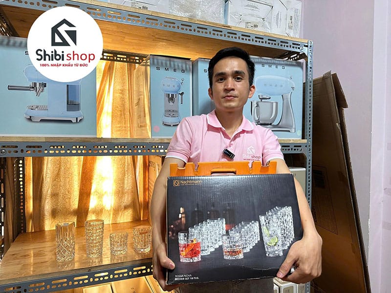 Bộ 18 cốc pha lê Natchtmann Bossa Nova Tumbler