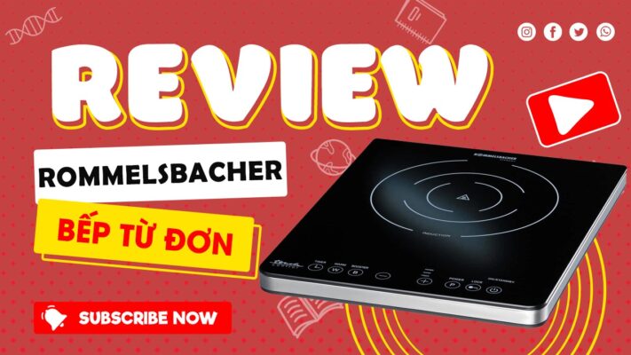 Review Bếp từ đơn ROMMELSBACCHER 2100/IN có gì