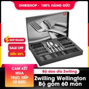 Bộ dao dĩa Zwilling Wellington 60 món