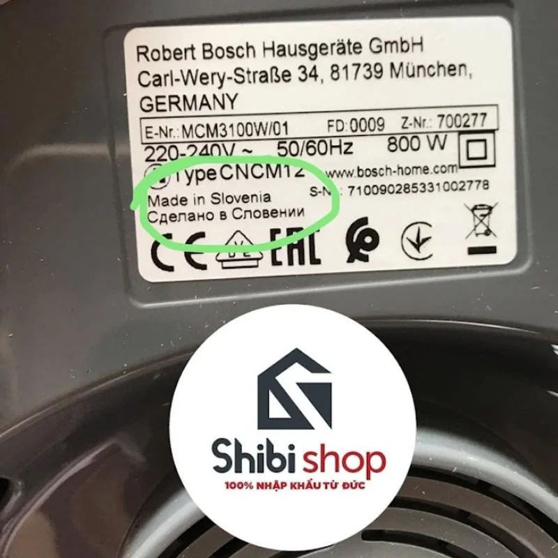 Máy xay đa năng Bosch MCM3100W