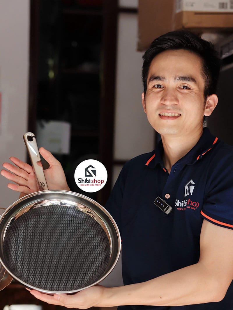Chảo chống dính tổ ong WMF Profi Resist, size 24cm - size 28cm