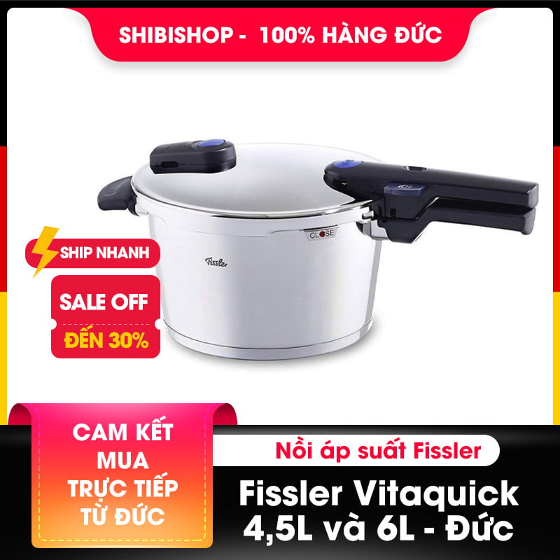 Nồi áp suất Fissler Vitaquick 4.5L và 6L- Made in Germany