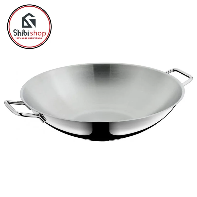 Chảo WMF Wok Party 28cm - Có nắp kính đậy