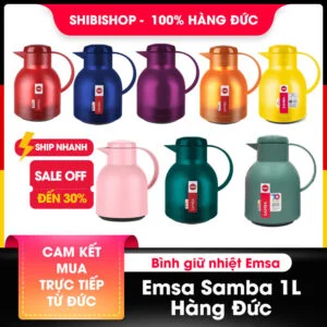 Bình giữ nhiệt EMSA Samba 1Lít hàng Đức nhập