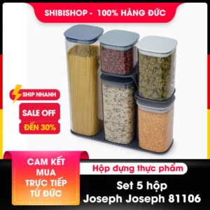 Set 5 hộp đựng thực phẩm Joseph Joseph 81106