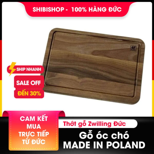 Thớt gỗ óc chó Zwilling - Made in Poland