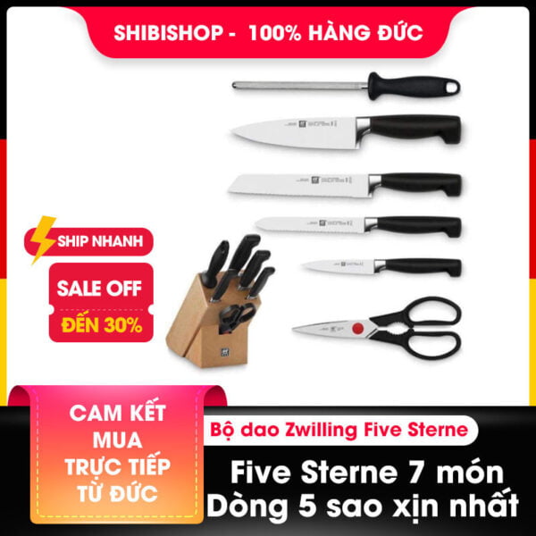 Bộ dao Zwilling Five Sterne 7 món