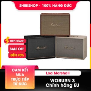 Loa Marshall WOBURN 3 (III) ( Đen, Trắng be, nâu)