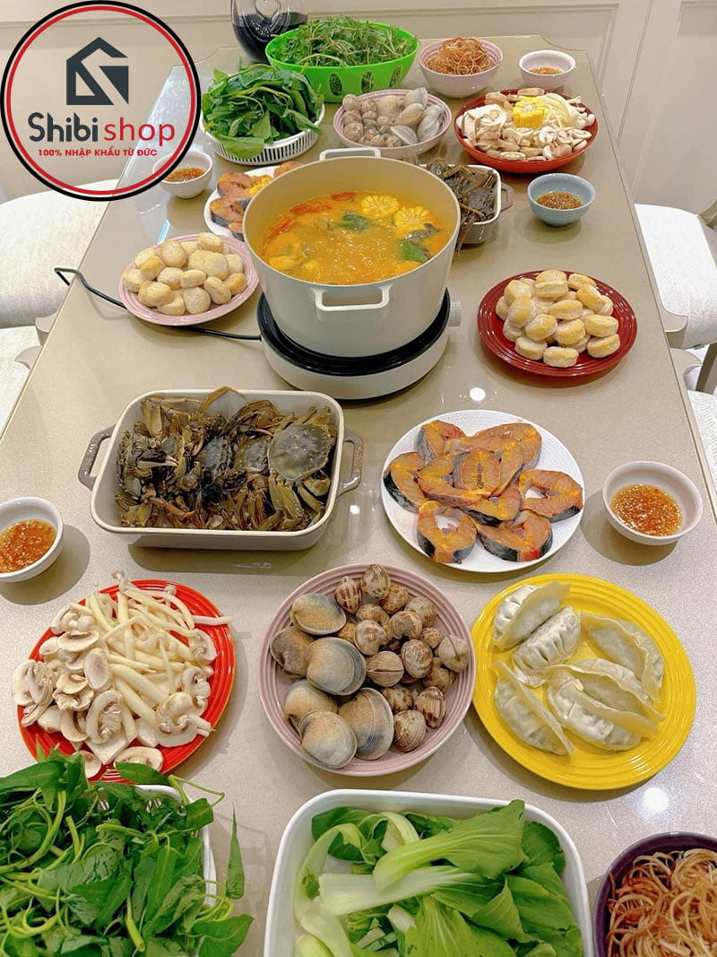 Bộ bếp từ kèm nồi lẩu điện FIKA phiên bản Hàn