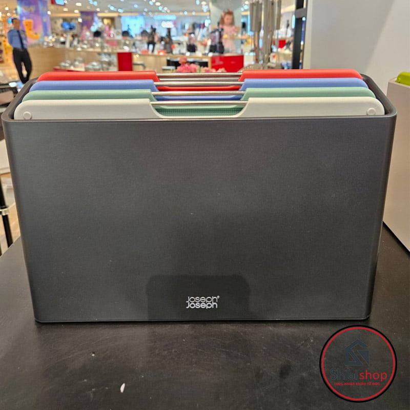 Bộ 4 thớt kháng khuẩn Joseph Joseph 60214 Folio Regular