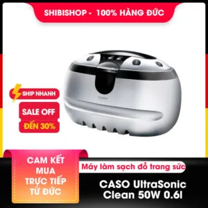 Máy làm sạch đồ trang sức CASO UltraSonic Clean 50W 0.6l