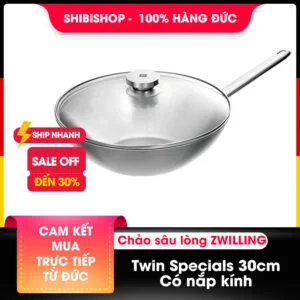 Chảo thép không gỉ sâu lòng Zwilling Twin Specials 30cm