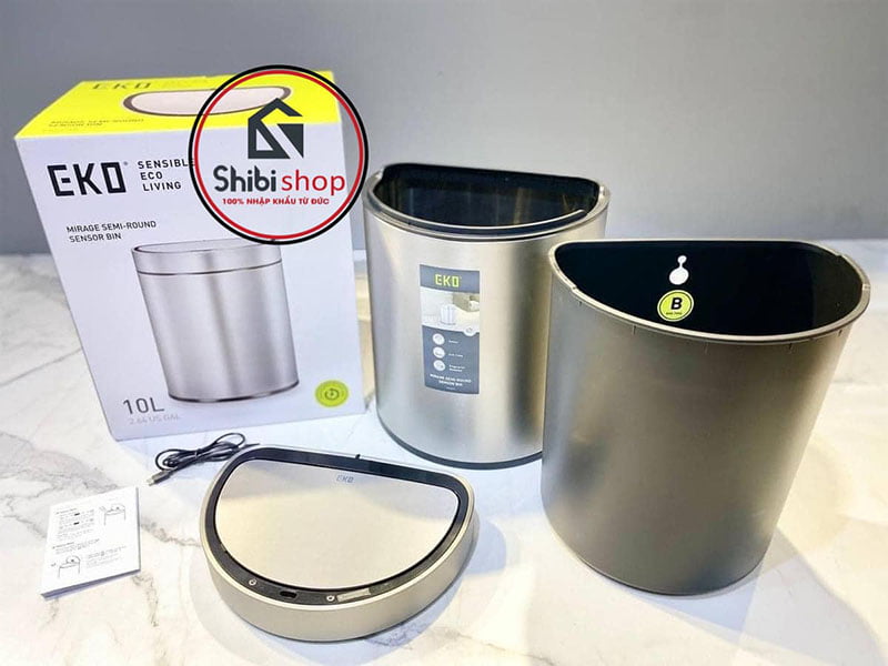 Thùng rác cảm biến chống bám vân tay EKO EK9331RMMT-10L