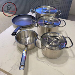 Bộ nồi Fissler Profi Original 5 món vung thép kèm chảo