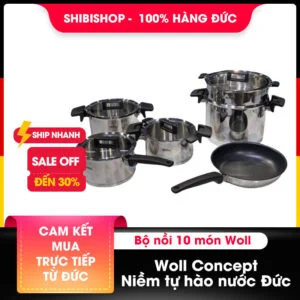 Bộ nồi 10 món Woll Concept NCSET006