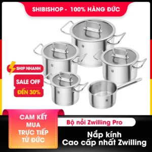 Bộ nồi Zwilling Pro nắp kính