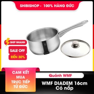 Quánh WMF DIADEM Plus 16cm 1,5lít có nắp đậy