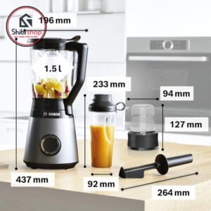 Máy xay sinh số Bosch MMB6177S 1200W