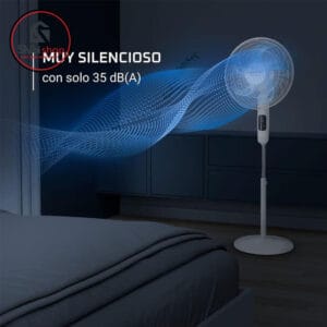 Quạt cây Rowenta VU5450 Turbo Silence Standventilator