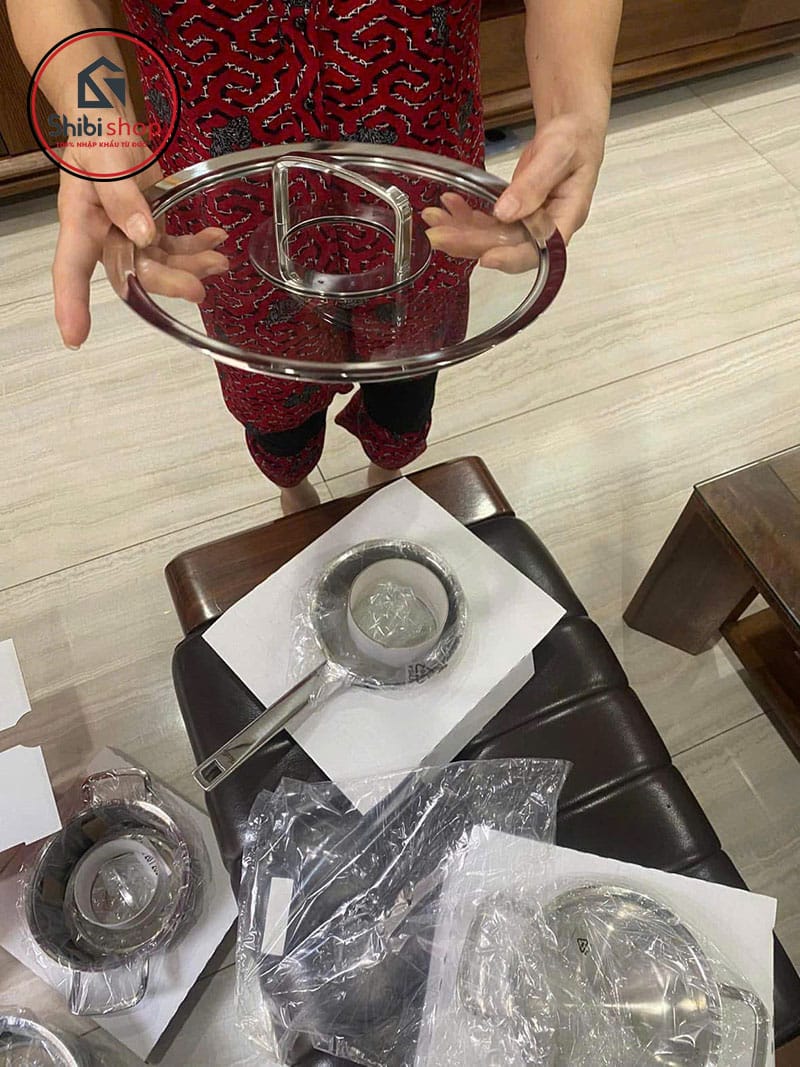 Bộ nồi Fissler Original Profi 5 món kèm quánh nắp kính