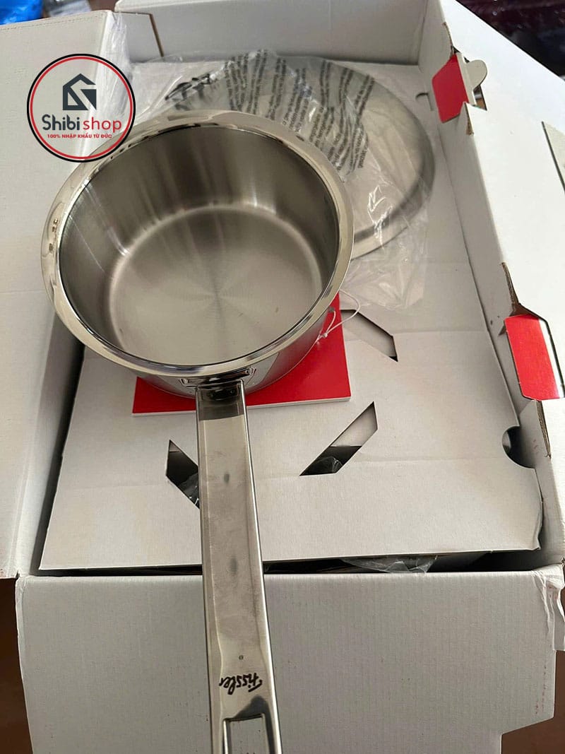 Bộ nồi Fissler Original Profi 5 món kèm quánh nắp kính