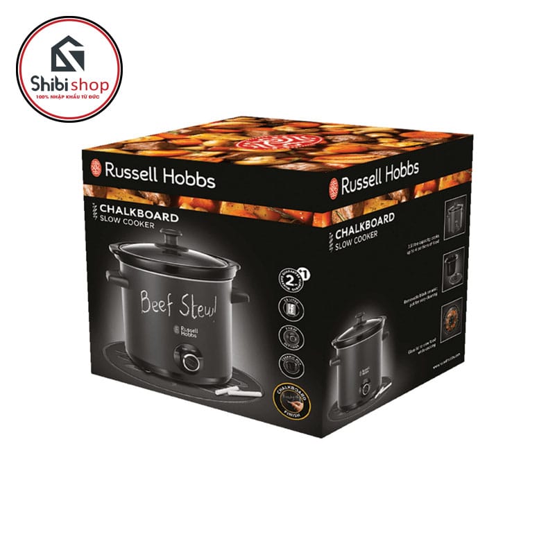 Nồi nấu chậm RUSSELL HOBBS 3,5l CHALKBOARD, Đức