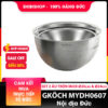 Set 2 âu trộn GKÖCH MYDH0607 thép không gỉ cao cấp (KT 20cm và 24cm)