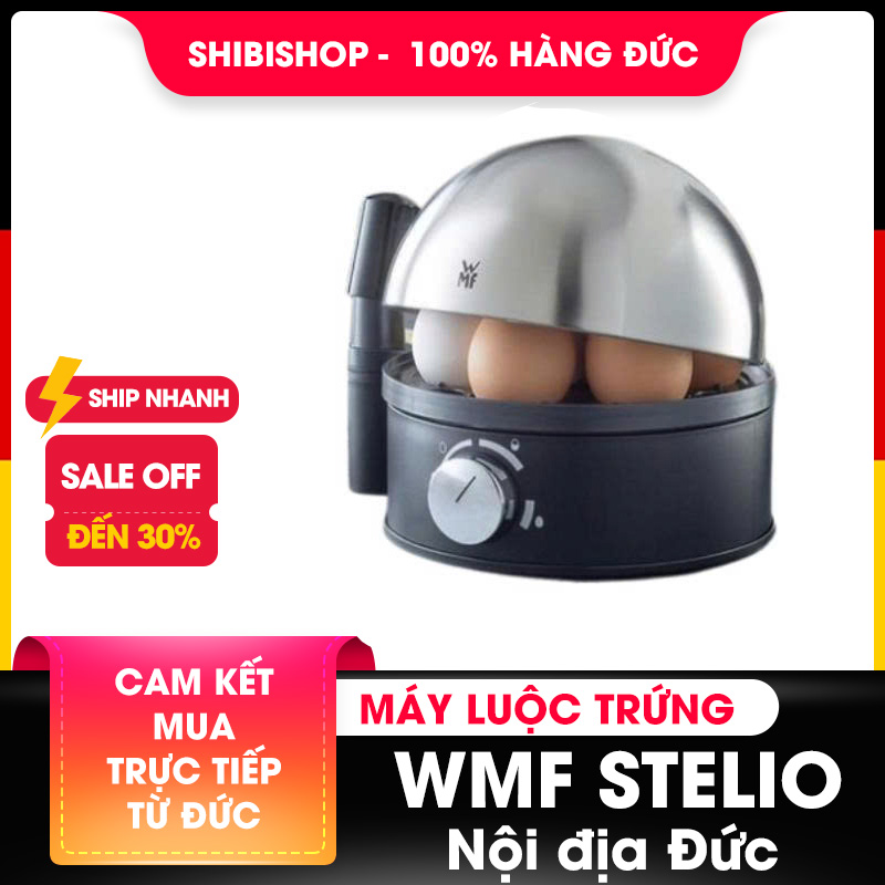 Máy luộc trứng WMF Stelio Eierkocher 3 mức tuỳ chỉnh mức độ trứng chín
