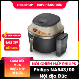 Nồi chiên hấp Philips NA543/00 dung tích 7,2L
