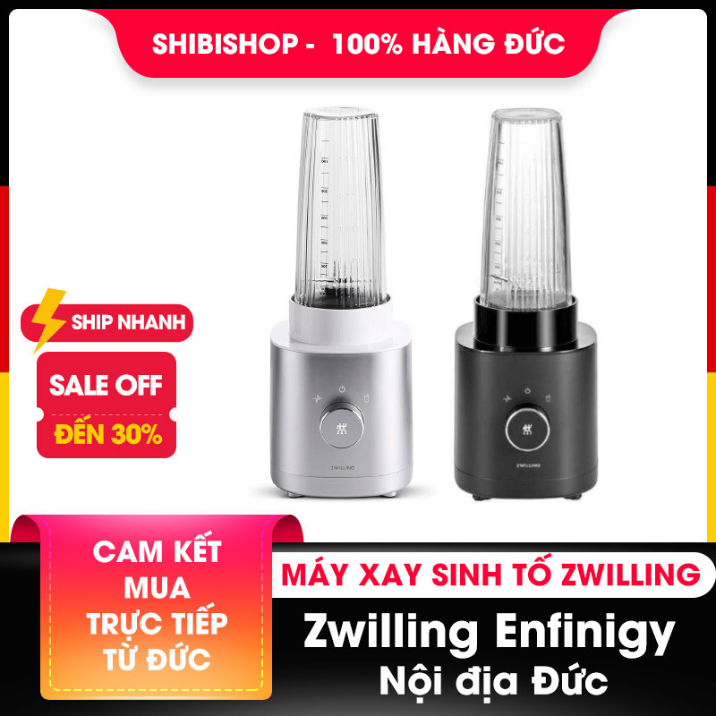 Máy xay sinh tố Zwilling Enfinigy Personal Blender 550ml (trắng,đen)
