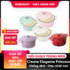 Nồi gang Ciwete Elegante Princess 24cm–27cm tráng men