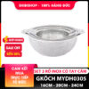 Set 3 rổ inox GKÖCH MYDH0305 có tay cầm