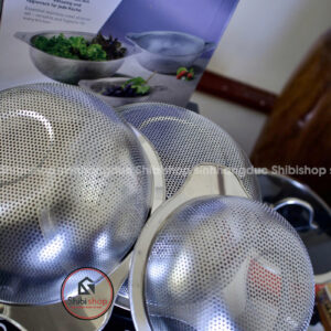Set 3 rổ inox GKÖCH MYDH0305 có tay cầm