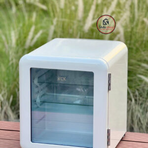 Alternative view of Tủ lạnh HCK 48L SC-46R-S-CRE mini retro màu kem mặt kính