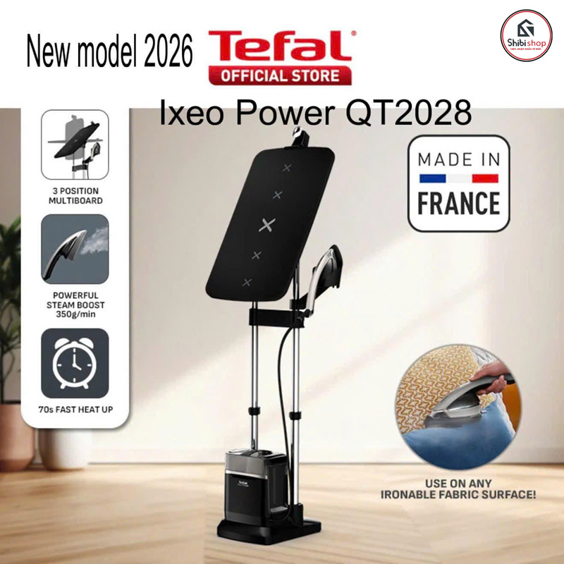 Bàn là hơi nước TEFAL Ixeo Power QT2028- Sản xuất tại Pháp - Ảnh 6