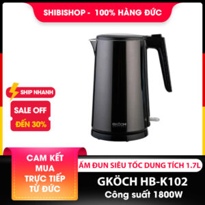 Ấm siêu tốc GKÖCH GERMANY 1,7L 1800W (model: HB-K102)