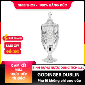 Bình đựng nước pha lê GODINGER DUBLIN dung tích 3,8L