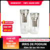 Bình nước thuỷ tinh IRRIS DE PODIUM 2 lớp 750m-500ml