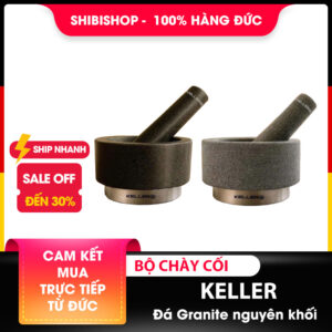 Bộ chày cối KELLER đá Granite nguyên khối