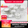 Bộ đồ bàn ăn Imperial London bạch kim Anh 50 chi tiết sứ xương cao cấp