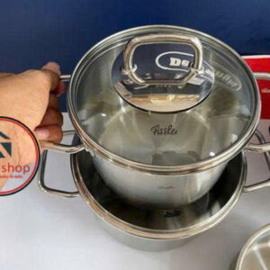 Bộ nồi 4 món FISSLER VISEO nắp kính