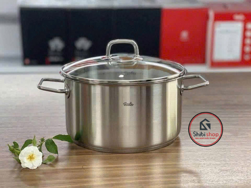 Bộ nồi 4 món FISSLER VISEO nắp kính