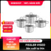 Bộ nồi 4 món FISSLER VISEO nắp kính