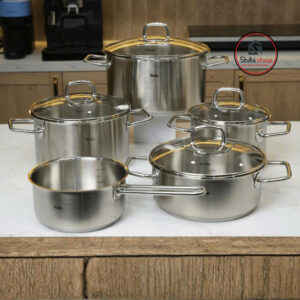 Bộ nồi FISSLER VISEO 4 nồi 1 quánh nắp kính
