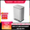 Thùng rác đạp chân EKO X CUBE EK9368MT-20L màu inox