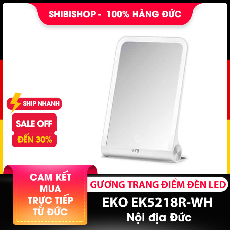 Gương trang điểm EKO EK5218R-WH IMIRA FOLDABLE LED MIRROR