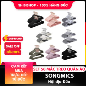 Mắc treo quần áo SONGMICS SET 50 cái