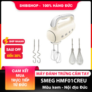 Máy đánh trứng SMEG HMF01CREU màu kem
