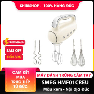 Máy đánh trứng SMEG HMF01CREU màu kem